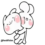 😍 @TordSticker coelho, coelhinho, fofo, desenho animado, adesivo telegram sticker