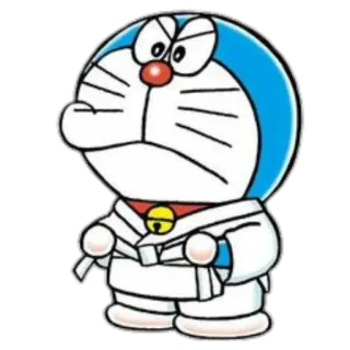 👌 Doraemon doraemon, anime, cartoon, kampfkunst, karate whatsapp sticker