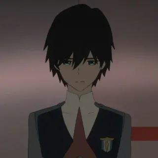 🦋 Hiro Darling in the Franxx anime, hiro, darling in the franxx, zero two, manga, otaku telegram sticker
