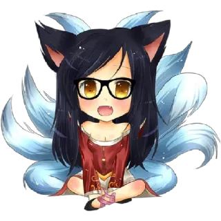 Ahriku by @actkamen whatsapp stickers