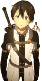 😕 Kirito Sword Art Online Anime, Épée, Fantasy, Avatar, Jeu vidéo whatsapp sticker