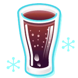 😊 bebida, cola, refresco, vaso, frío, refrescante, bebida whatsapp sticker