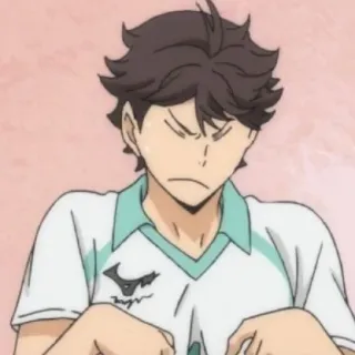 🦉 Tooru Oikawa Haikyuu!! Аниме, Haikyuu, Оикава, Тоору Оикава, Волейбол telegram sticker