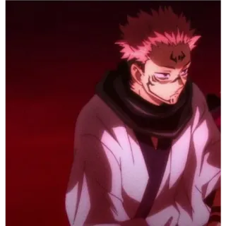 🙂 Ryomen Sukuna Jujutsu Kaisen anime, manga, Ryomen Sukuna, Jujutsu Kaisen, cursed spirit telegram sticker