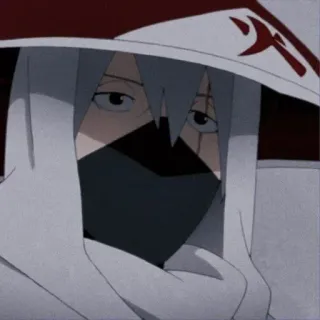 🥷 Kakashi Hatake Naruto anime, naruto, kakashi, ninja, manga, hatake telegram sticker