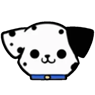 Dalmation (@ShoutoEmoji) telegram emojis 🐶