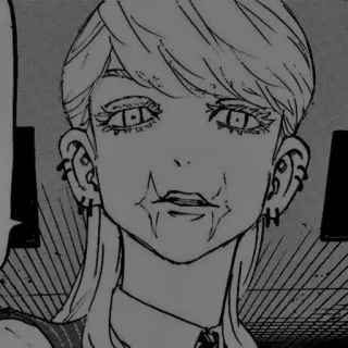 ✖️ manga, anime, portrait, character, illustration, comic whatsapp sticker