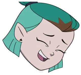 😆 Amity Blight The Owl House hoạt hình, Disney, LGBT, nhân vật, vui vẻ telegram sticker