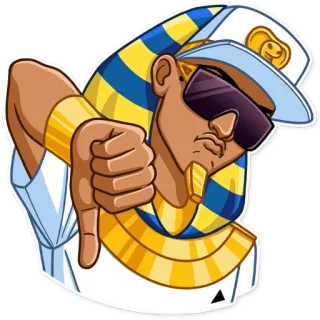 👎 Không thích, Tiêu cực, Phản đối, Không tán thành, Chỉ trích telegram sticker