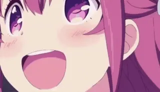 😏 anime, cartoon, girl, kawaii, manga telegram sticker