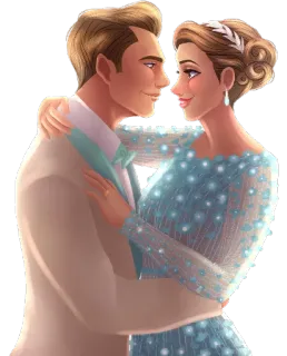 👨‍❤️‍👨 пара, любовь, романтика, свадьба, танцы, объятия telegram sticker