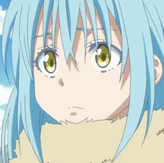 🌟 Rimuru Tempest That Time I Got Reincarnated as a Slime アニメ, マンガ, リムル, スライム, 異世界, ファンタジー whatsapp sticker