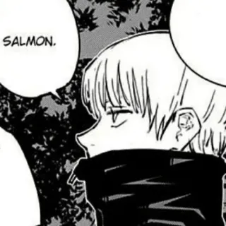 🍣 Inumaki Toge Jujutsu Kaisen SALMON. Anime, Manga, Inumaki, Toge, Jujutsu Kaisen, Salmone, Discorso Maledetto telegram sticker