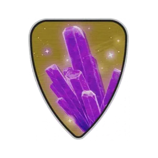 💎 crystal, purple, gem, mineral, space, stars, shiny, geometric telegram sticker