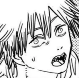 🔪 Denji Chainsaw Man Anime, Manga, Charakter, Chainsaw Man, Denji, Lustig whatsapp sticker