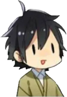😟 Anime, Desenho animado, Mangá, Chibi, Personagem telegram sticker