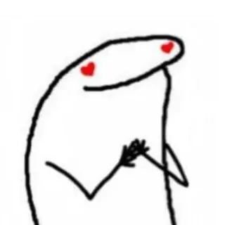 🌟 florkofcows, heart eyes, love, cute, sticker whatsapp sticker