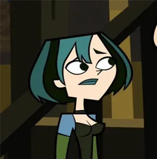 😩 Gwen Total Drama мультфильм, Гвен, Total Drama, мультик telegram sticker