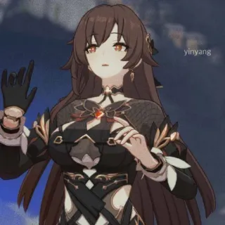 ☝ Hu Tao Genshin Impact Anime, Videogame, Waifu, Genshin Impact, Hu Tao whatsapp sticker