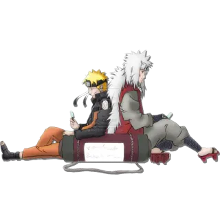 🙂 Naruto naruto, アニメ, マンガ, 自来也 telegram sticker