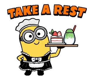 MINIONS × BROWN & FRIENDS telegram stickers