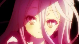 ❓ Shiro No Game No Life Anime, Shiro, No Game No Life, Nhân vật, tóc trắng whatsapp sticker