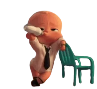 🍼 Boss Baby The Boss Baby baby, boss, cartoon, tie, suit telegram sticker