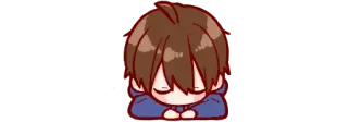 🙇‍♂️ Chibi, Anime, Smutny, Manga, Kreskówka telegram sticker