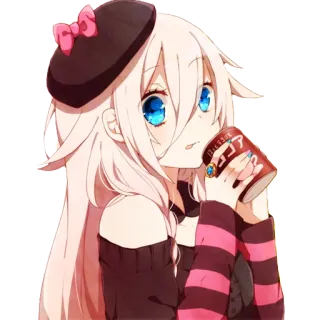 😋 アニメ, 女の子, かわいい, イラスト, イラスト, 漫画 telegram sticker