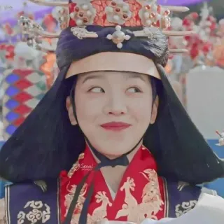 😁 korean drama, historical, woman, actress, traditional clothing, korea telegram sticker