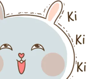 😂 Ki
Ki
Ki bunny, rabbit, cute, kawaii, happy telegram sticker