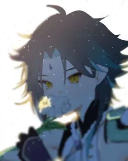 🌟 Xiao Genshin Impact Anime, Video game, Personagem, Genshin Impact, Xiao telegram sticker