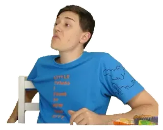 😠 LITTLE things
I want to
ignore
forever menino, sentado, mesa, camiseta, nuvens, comida, citação whatsapp sticker