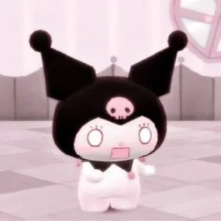 🦕 Kuromi kuromi, sanrio, anime, desenho animado, personagem, kawaii whatsapp sticker
