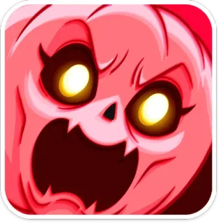 😱 spaventoso, mostro, halloween, faccia, inquietante telegram sticker