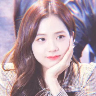 🍭 Jisoo K-Pop, Sänger, Idol, Blackpink, Musik, Frau, Porträt telegram sticker