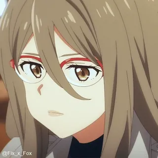 ๐ @Fix_x_Fox anime, glasses, woman, girl, portrait telegram sticker
