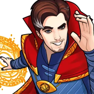 😄 Doctor Strange marvel, magic, sorcerer, doctor strange telegram sticker