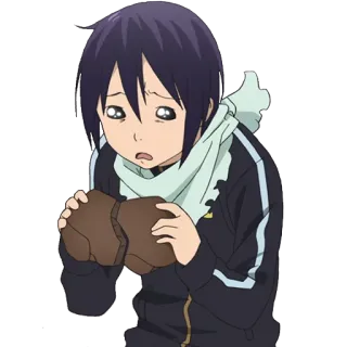 😢 Yato Noragami anime, noragami, yato, manga telegram sticker