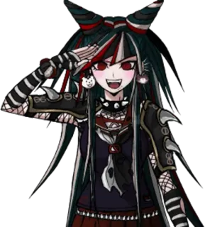 😎 Ibuki Mioda Danganronpa Anime, Ibuki Mioda, Danganronpa, Charakter, Mädchen telegram sticker
