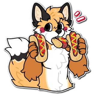 🌭 fox telegram sticker