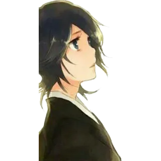 😶 Anime, Fille, Portrait, Illustration, Dessin animé whatsapp sticker