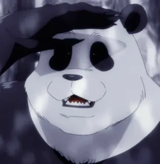 🎭 Panda Jujutsu Kaisen Panda, Anime, Jujutsu Kaisen, Mangá, Cadáver amaldiçoado telegram sticker