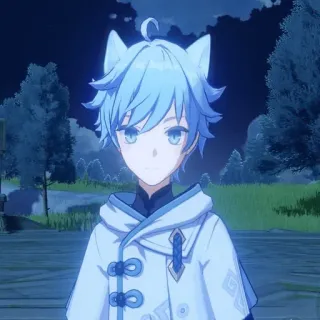 😸 Chongyun Genshin Impact Anime, Video game, Chongyun, Genshin Impact, Cryo, Gelo telegram sticker