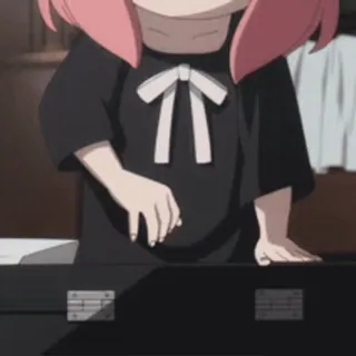 🔴 Anya Forger Spy x Family anime, spy x family, anya forger, cute, cartoon, character telegram sticker