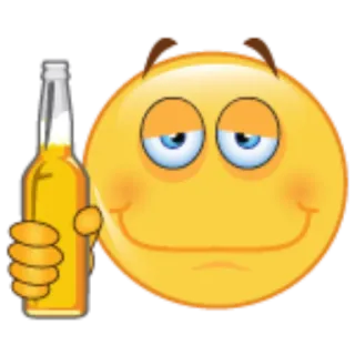 🍺 emoji, beer, drink, alcohol, happy telegram sticker