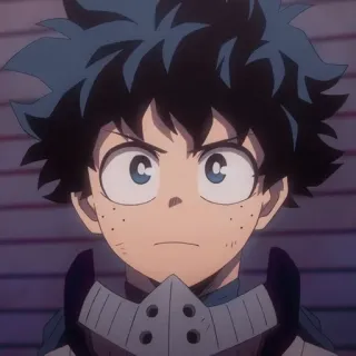 😤 Izuku Midoriya My Hero Academia anime, my hero academia, izuku midoriya, deku telegram sticker