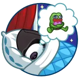 💤 Pepe the Frog telegram sticker