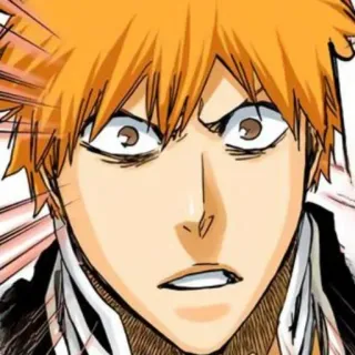 ⚔ Ichigo Kurosaki Bleach Anime, Manga, Ichigo, Kurosaki, Żniwiarz dusz, Shinigami telegram sticker