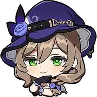 😊 Lisa Genshin Impact Anime, Genshin Impact, Lisa, Jogo, Personagem, Sticker telegram sticker